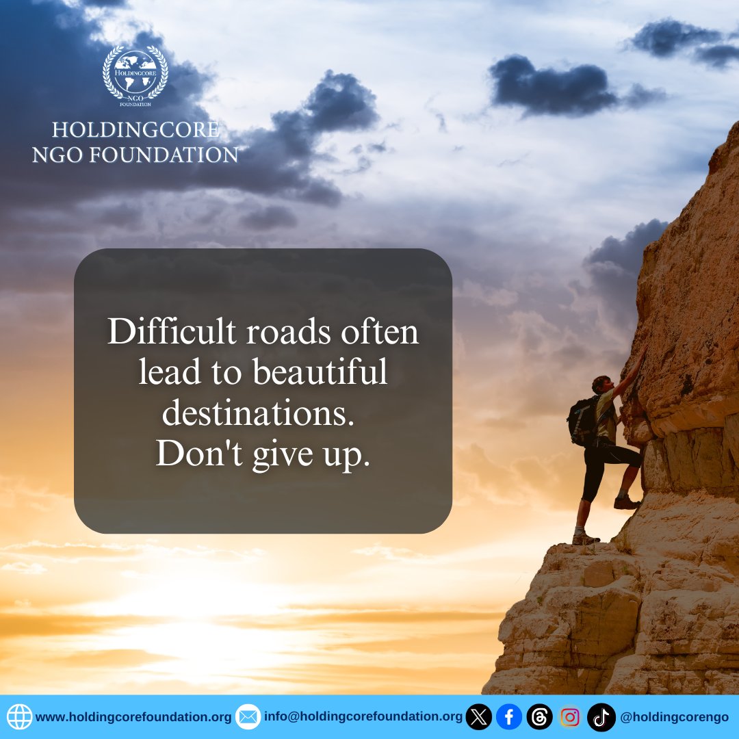 Holdingcorengo's tweet image. Don&apos;t give up!!! Tag someone who needs to hear this today!

#tagsomeone #motivation #inspiration #HoldingcoreEMPFoundation