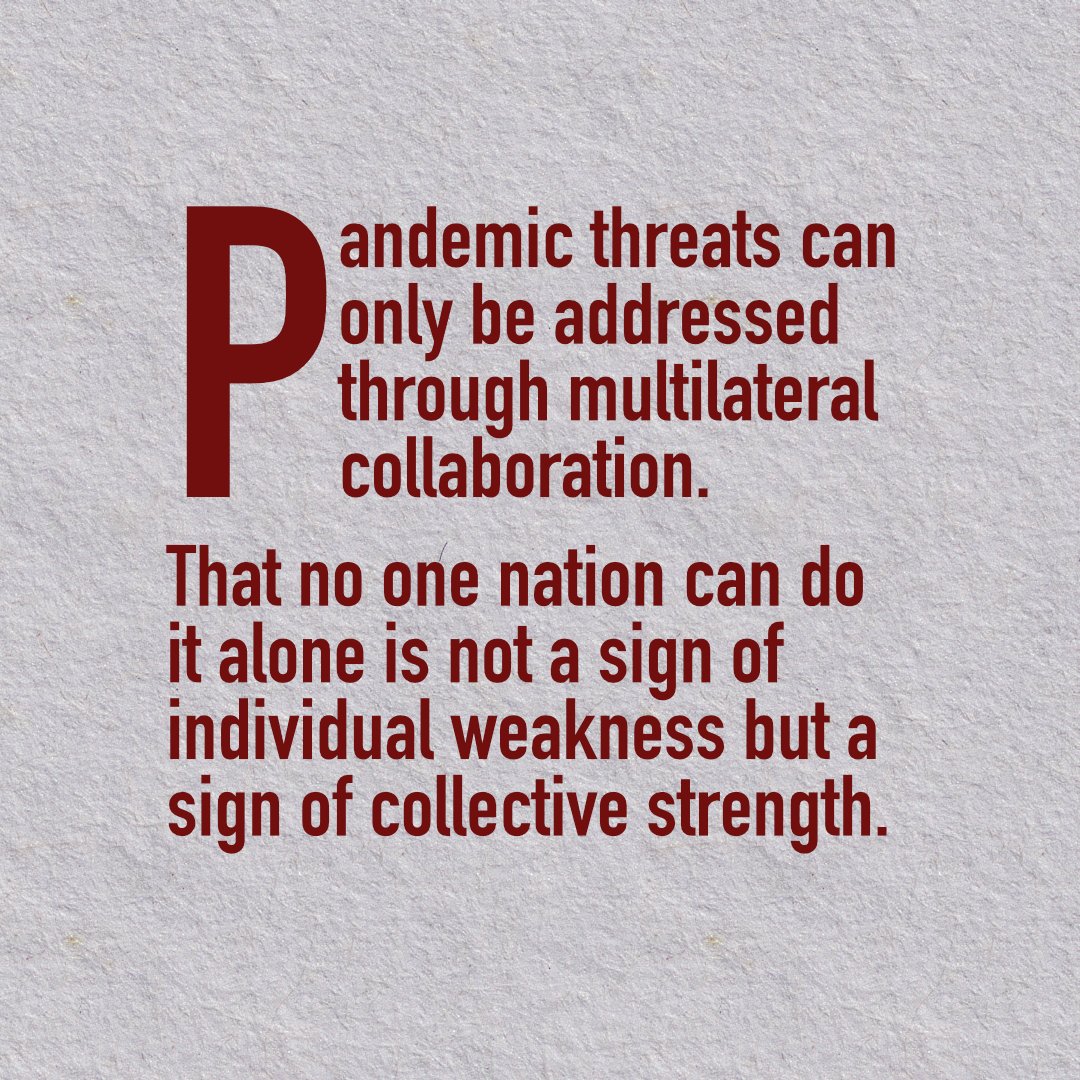 Joy Phumaphi (@joyphumaphi_) on Twitter photo Next week, 190+ countries will meet at <a href="/WHO/">World Health Organization (WHO)</a> in Geneva to finalise a pandemic treaty that will reshape global health security.
#COVID exposed deep vulnerabilities, impacting public health.
A unified multilateral response is critical ➡️🔗 shorturl.at/k4ULY. Next week, 190+ countries will meet at <a href="/WHO/">World Health Organization (WHO)</a> in Geneva to finalise a pandemic treaty that will reshape global health security.
#COVID exposed deep vulnerabilities, impacting public health.
A unified multilateral response is critical ➡️🔗 shorturl.at/k4ULY.