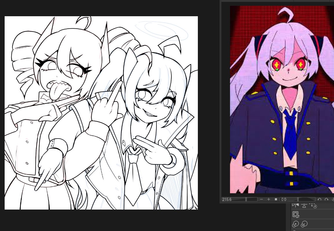 Lineart done~
The whole thing should be done soon 🔥

PEARTO STAN RISE UP 🍐 🥖