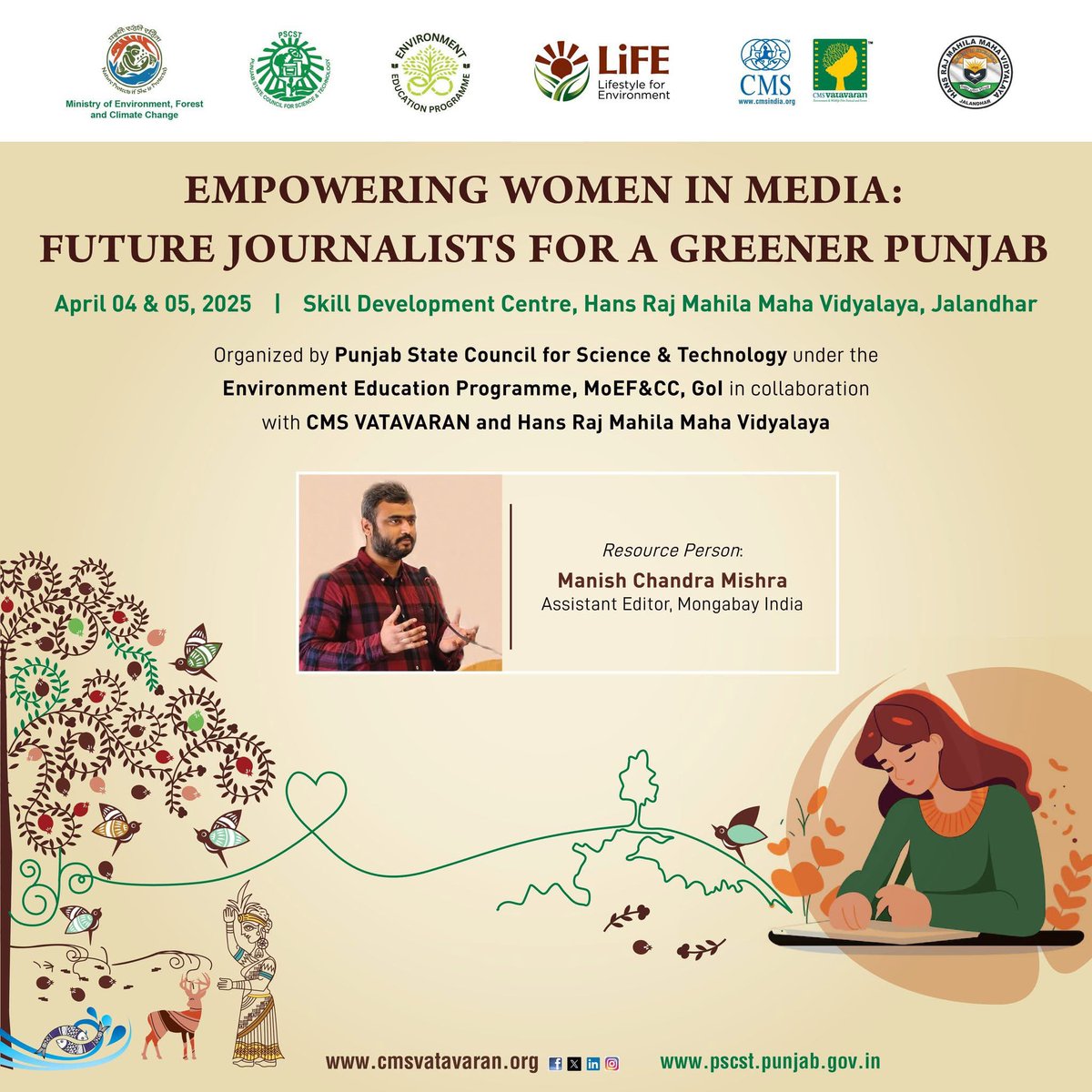 CMS VATAVARAN (@cmsvatavaran) on Twitter photo All setin #Jalandhar 4 a 2day workshop #EmpoweringWomen in #Media by <a href="/PSCST_GoP/">Punjab State Council for Science and Technology</a> & <a href="/moefcc/">MoEF&CC</a> starting tomorrow #GenderEquality #PlanetaryWellbeing <a href="/PritpalPSCST/">Pritpal Singh</a> <a href="/CMOPbIndia/">CMOPb</a> <a href="/CsPunjab/">Chief Secretary Punjab</a> <a href="/pnvcms/">pn vasanti</a> <a href="/sabyesachi/">Sabyesachi Bharti</a> <a href="/IUCN_Gender/">IUCN_Gender</a> <a href="/KSBathPSCST/">KSBathPSCST</a> <a href="/susangeorgek/">Susan George K</a> <a href="/PIB_India/">PIB India</a> <a href="/PbGovtIndia/">Government of Punjab</a> <a href="/MongabayIndia/">Mongabay India</a> All setin #Jalandhar 4 a 2day workshop #EmpoweringWomen in #Media by <a href="/PSCST_GoP/">Punjab State Council for Science and Technology</a> & <a href="/moefcc/">MoEF&CC</a> starting tomorrow #GenderEquality #PlanetaryWellbeing <a href="/PritpalPSCST/">Pritpal Singh</a> <a href="/CMOPbIndia/">CMOPb</a> <a href="/CsPunjab/">Chief Secretary Punjab</a> <a href="/pnvcms/">pn vasanti</a> <a href="/sabyesachi/">Sabyesachi Bharti</a> <a href="/IUCN_Gender/">IUCN_Gender</a> <a href="/KSBathPSCST/">KSBathPSCST</a> <a href="/susangeorgek/">Susan George K</a> <a href="/PIB_India/">PIB India</a> <a href="/PbGovtIndia/">Government of Punjab</a> <a href="/MongabayIndia/">Mongabay India</a>