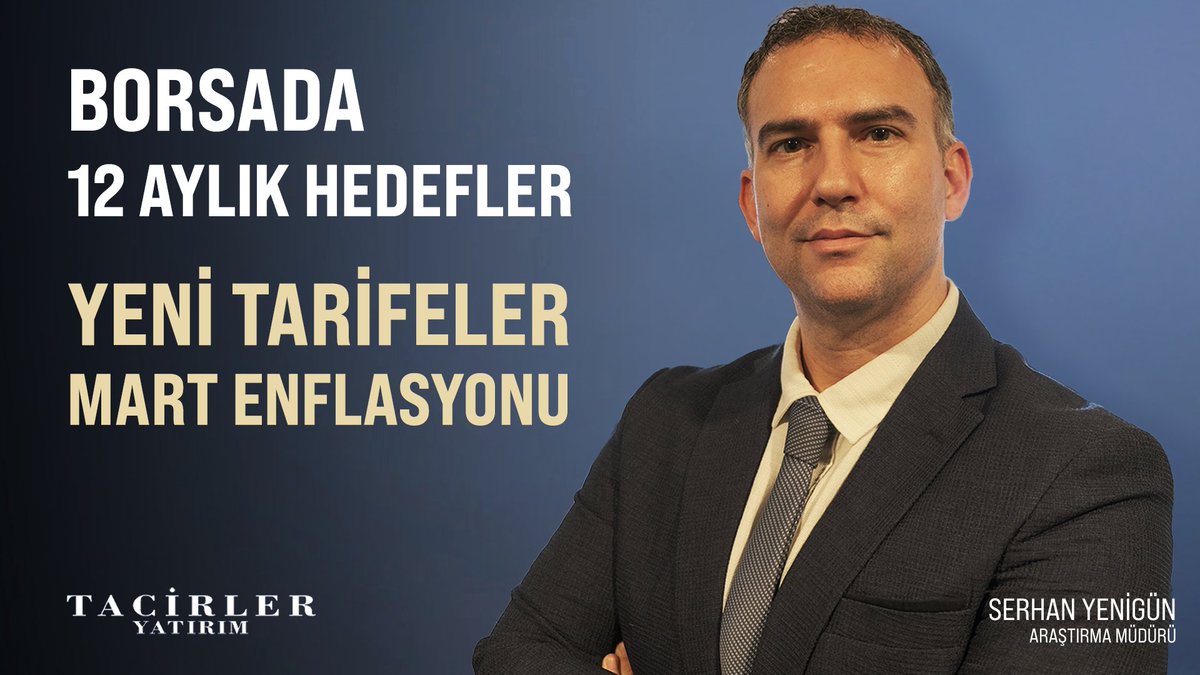 Yayın Linki: youtu.be/zImBK6W1HiE

Araştırma Müdürümüz Serhan Yenigün ile çektiğimiz son videomuzu kaçırmayın!

Tacirler Yatırım müşterisi olmak ve detaylı bilgi için: linktr.ee/tacirleryatirim

#borsa #bist100 #endeks #xu100 <a href="/SerhanYNG/">Serhan YENİGÜN</a>