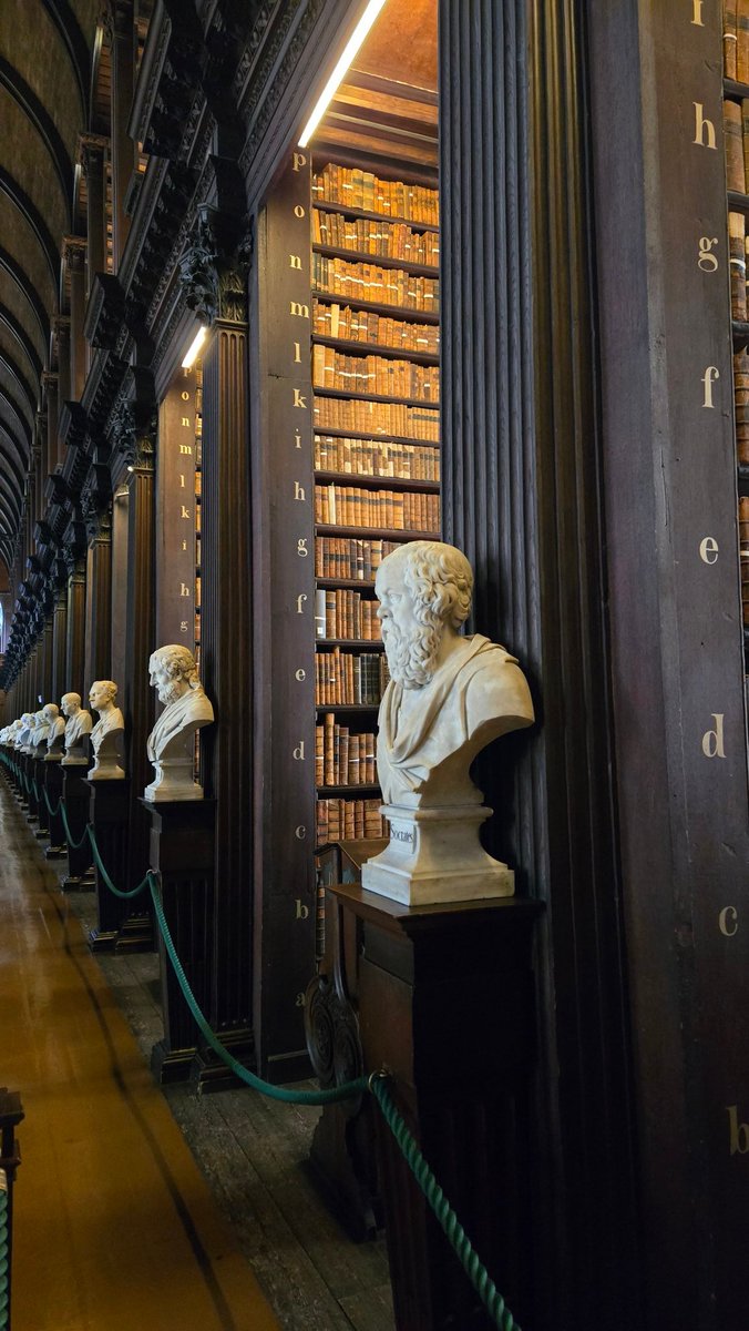 strembean's tweet image. Trinity College and the Book of Kells