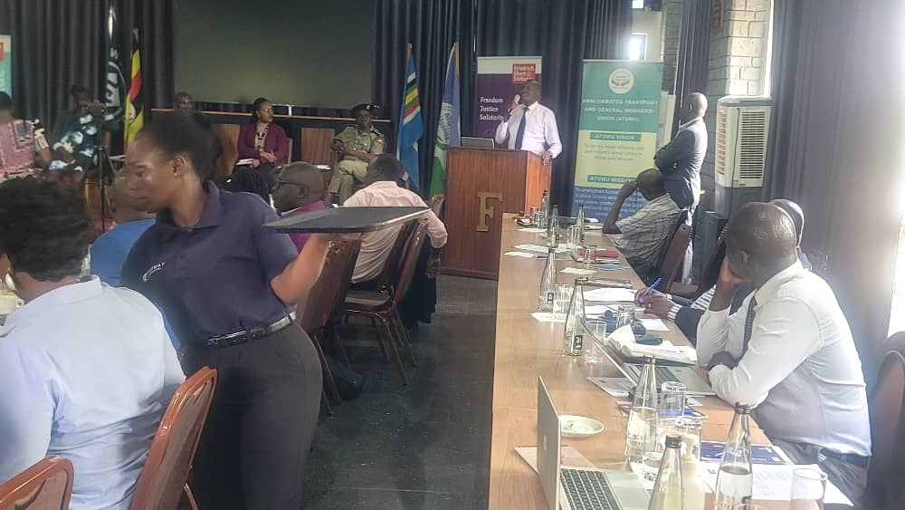 Stakeholders social dialogue. Strengthening labour rights for private security guards. Organized by Amalgamated Transport and General workers' union (ATGWU)and Friedrich Ebert Stiftung (FES)