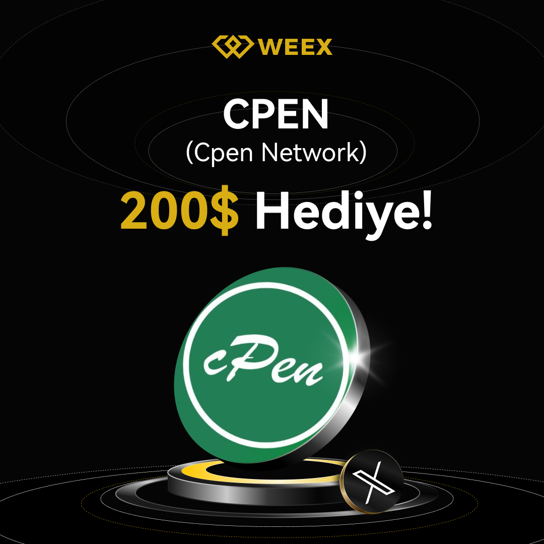 🎉 200$ $CPEN Ödüllü Kampanya!

🎁 $CPEN (<a href="/cPenCoreTeam/">cPen Network</a>) listelenmesine özel 200$ ödül dağıtıyoruz!

Katılım Şartları:
1️⃣ <a href="/WEEX_Turkiye/">WEEX Global Türkiye 🇹🇷</a> hesabını takip et
2️⃣ Bu gönderiyi beğen ve RT yap
3️⃣ 2 arkadaşını yorumlara etiketle

🎈 10 kazanan = 20 $CPEN.
⏳ Son Katılım: 10 Nisan, 23:59