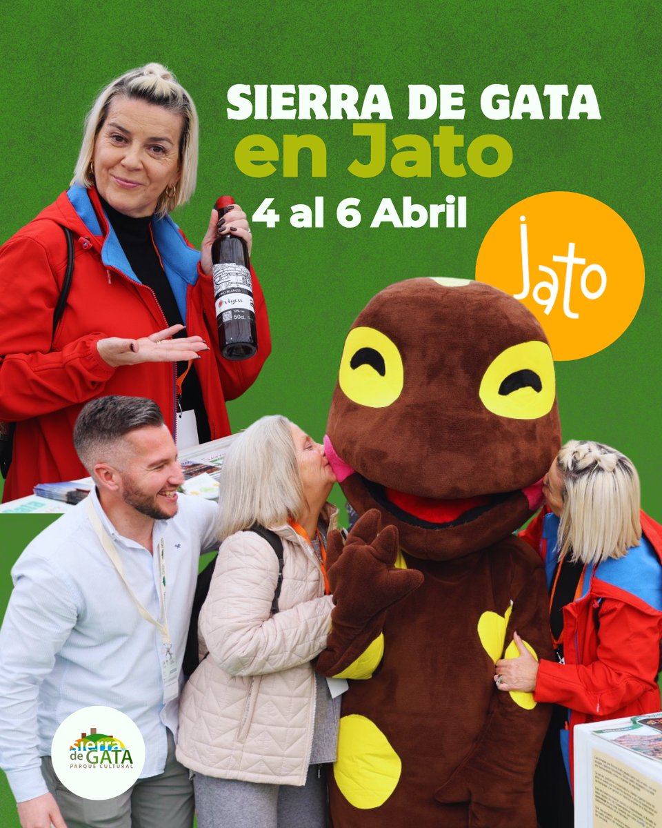¡Nos vamos a JATO 2025! 
El Parque Cultural Sierra de Gata estará presente en JATO mostrando toda su autenticidad y potencial.

Descubre todas las actividades en: jatoprovinciadecaceres.es