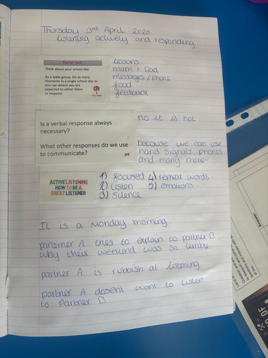 reintegreat's tweet photo. ππThis morning, our KS3 group engaged in their Pixl Edge theory lesson, focusing on the importance of listening actively and responding appropriately! ππ¬ It was great to see our students communicate effectively and build their skills together. πβ¨
#PixlEdge #KS3 #ActiveListening #Teamwork πͺπ