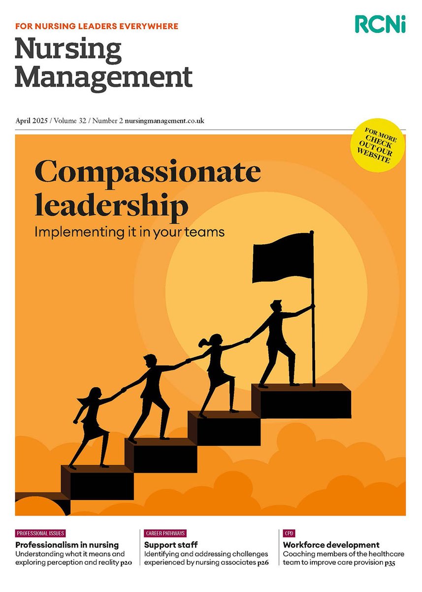 Sophie Blakemore (@editor_sophie) on Twitter photo Nursing Management April is out, featuring articles on coaching to improve care, compassionate leadership, nursing associates, menopause at work and more
rcni.com/nursing-manage…
<a href="/RCNi_Sprinks/">Jennifer Sprinks</a> <a href="/barryquinn2019/">Barryquinn2019</a> Nursing Management April is out, featuring articles on coaching to improve care, compassionate leadership, nursing associates, menopause at work and more
rcni.com/nursing-manage…
<a href="/RCNi_Sprinks/">Jennifer Sprinks</a> <a href="/barryquinn2019/">Barryquinn2019</a>
