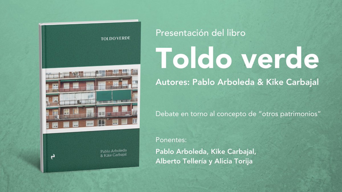 MARTES 8 DE ABRIL a las 18:30 en el COAM. De la mano de <a href="/madridcyp/">MCyP / #SOSPatrimonio</a>  y <a href="/Alicia_Torija_L/">ALICIA TORIJA</a> , auténticos expertos en la materia. Se recomienda inscripción previa, toda la info aquí: coam.org/es/actualidad/…