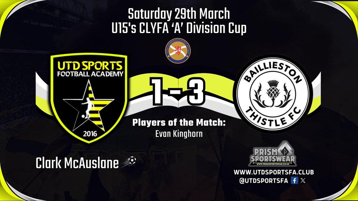 UTD Sports Football Academy (@utdsportsfa) on Twitter photo โฝ๏ธ Match Results
๐ 29th & 30th March โ25
โข #ForzaUTD โข #GrassrootsFootball โข <a href="/SportswearPrism/">Prism Sportswear</a> โข โฝ๏ธ Match Results
๐ 29th & 30th March โ25
โข #ForzaUTD โข #GrassrootsFootball โข <a href="/SportswearPrism/">Prism Sportswear</a> โข