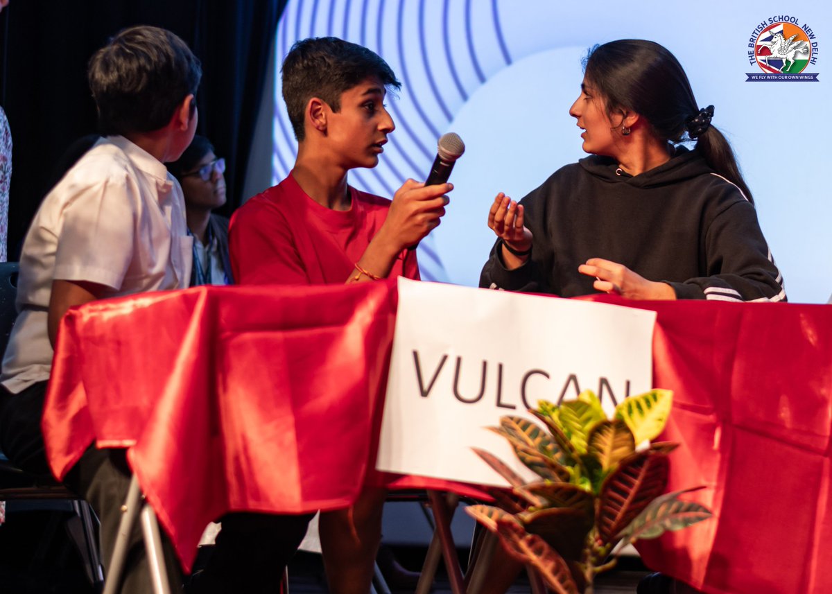 TBS_Delhi's tweet image. Battle of the Brains! 🧠 Our Years 7-9 students put their knowledge to the test at the inter house quiz competition—Bequizzed. Swipe through for moments of intense thinking, quick buzzer action and house spirit in full swing! 💫

#TBSDelhi #TBSCommunity #quiztime