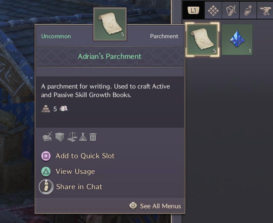 AlabedMaath's tweet photo. @TLGameStatus Please remove these two from my inventory! This is from the old patch before the Talandre expansion and I can't dissolve/sell/ delete them. It has taken inventory space. It's from back when we had passive/active skill book. https://t.co/juP7lQ5jUT