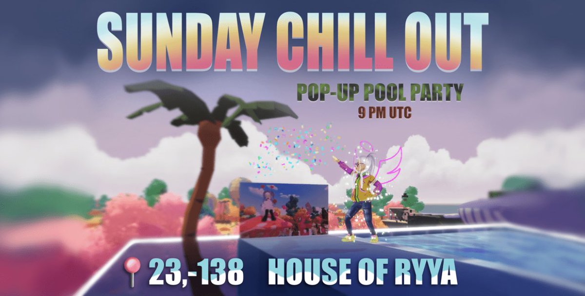 Ryya (@ryyanft) on Twitter photo gm decentralites. no I did not forget about Sunday Chill Out but unfortunately my internet provider had different plans on the weekend. 😭 was hoping it would have been fixed sooner but fortunately it is now. So hope to see you all in <a href="/decentraland/">Decentraland</a> on Sunday this week 🫶 gm decentralites. no I did not forget about Sunday Chill Out but unfortunately my internet provider had different plans on the weekend. 😭 was hoping it would have been fixed sooner but fortunately it is now. So hope to see you all in <a href="/decentraland/">Decentraland</a> on Sunday this week 🫶