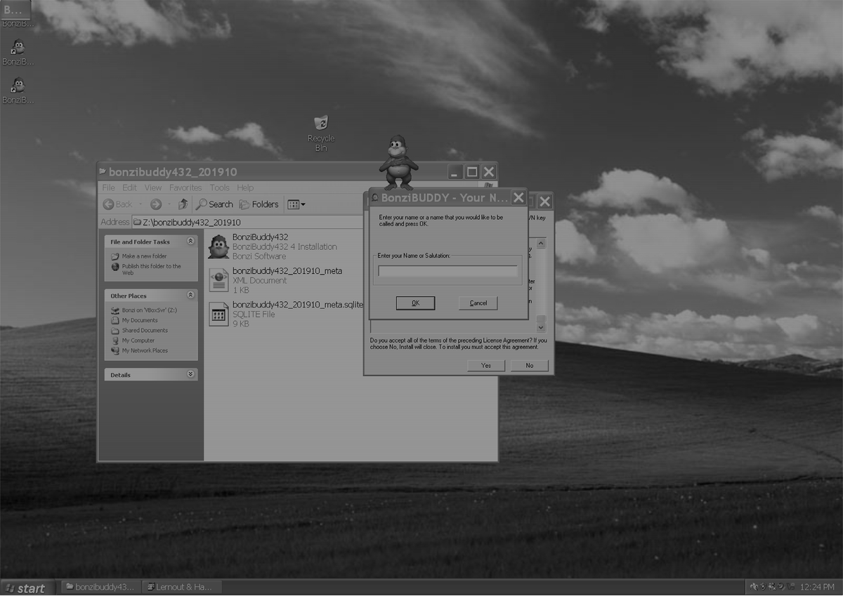 I pauzed the system until we have enough nicknames to chose from...

Me, Bonzi Buddy, Is asking how I should address, you, the community; persona or group.

"Please enter your name or Salutation"

x.com/bonzi_vista/st…

$VISTA $BONZI