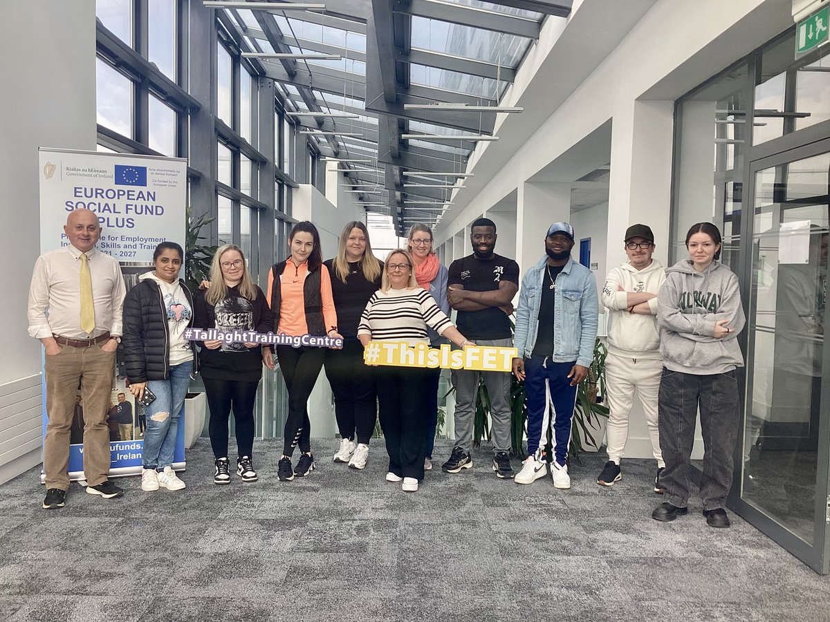 Tallaght TC (@tallaghttc) on Twitter photo Our new Manual & Computerised Payroll group with their Instructor Tom looking very happy today👏
We wish you the best of luck on your learning journey with #ThisIsFET 👌
<a href="/ddletb/">Dublin & Dún Laoghaire ETB</a> <a href="/ThisisFet/">thisisFET</a> <a href="/EUfundsIreland/">eufunds.ie</a> <a href="/EUinmyRegion/">EUinmyRegion🇪🇺</a> <a href="/SOLASFET/">SOLAS</a> Our new Manual & Computerised Payroll group with their Instructor Tom looking very happy today👏
We wish you the best of luck on your learning journey with #ThisIsFET 👌
<a href="/ddletb/">Dublin & Dún Laoghaire ETB</a> <a href="/ThisisFet/">thisisFET</a> <a href="/EUfundsIreland/">eufunds.ie</a> <a href="/EUinmyRegion/">EUinmyRegion🇪🇺</a> <a href="/SOLASFET/">SOLAS</a>