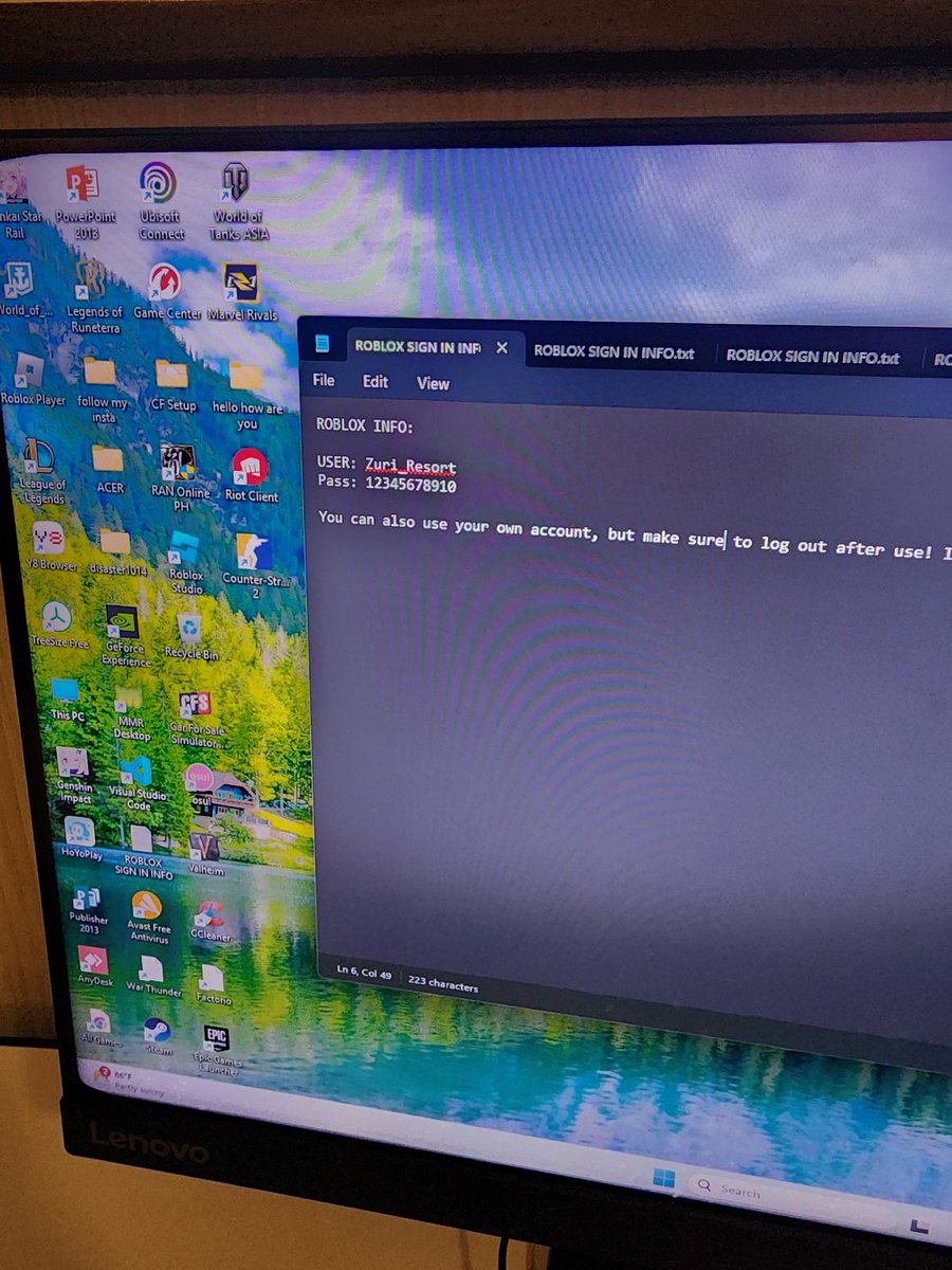 The hotel I'm at has a dedicated public roblox account

Time to get asked to work on vacation 😭

#ROBLOX