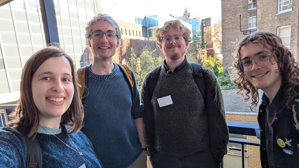 The Bristol contingent at S-REPLS 16.
Thank you to all the speakers, <a href="/afd_icl/">Alastair Donaldson</a> / Imperial for hosting, and <a href="/VetSS_RI/">VeTSS</a> for funding the lovely food! We had a wonderful day! What a great way to catch up with what people are working on and old friends
