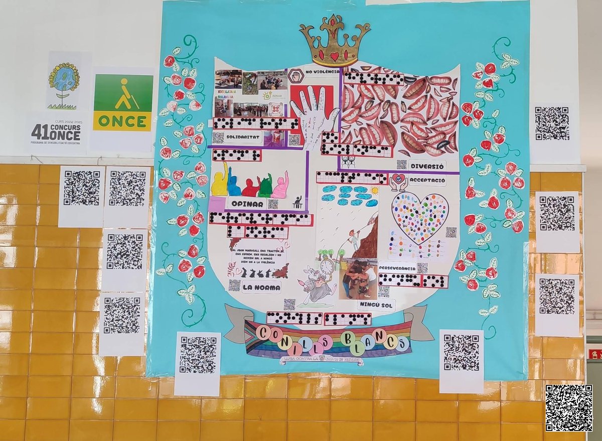 ONCECatalunya's tweet image. 👉 El @ConcursoONCE ha convidat a tots els participants a reflexionar i treballar sobre els efectes negatius que té la #SoledatNoDesitjada, tenint en compte la major incidència que té en les persones amb #discapacitat.

🛡️ Els centres educatius participants han hagut d&apos;elaborar…