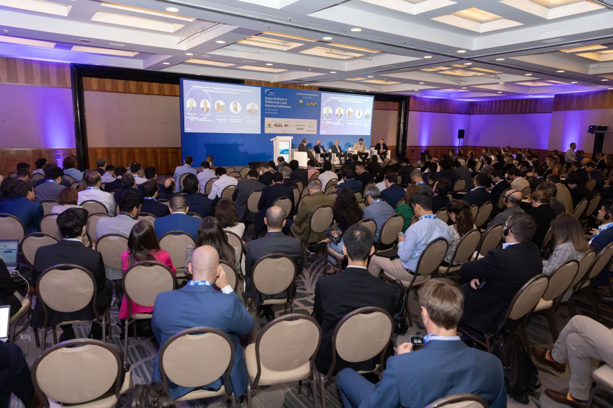 ArgusMedia's tweet photo. Join us at the #ArgusBiofuelsConference taking place on 𝟮𝟱-𝟮𝟲 𝗝𝘂𝗻𝗲 𝟮𝟬𝟮𝟱 in 𝗦ã𝗼 𝗣𝗮𝘂𝗹𝗼, 𝗕𝗿𝗮𝘇𝗶𝗹. Don't miss this chance to hear from an incredible line-up of industry experts!
Find out more🔗 https://t.co/16ZOMSBj7z https://t.co/1lnhkQ6YIG