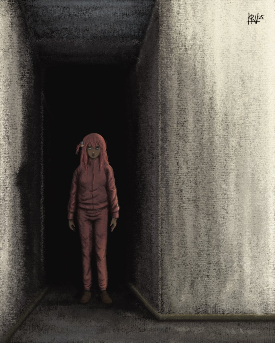 kevrayval's tweet image. Study/aping of Dragan Bibin's eerie "Deimos" paintings featuring Bocchi
#bocchitherock #digitalpainting #hitoribocchi #hitorigotou