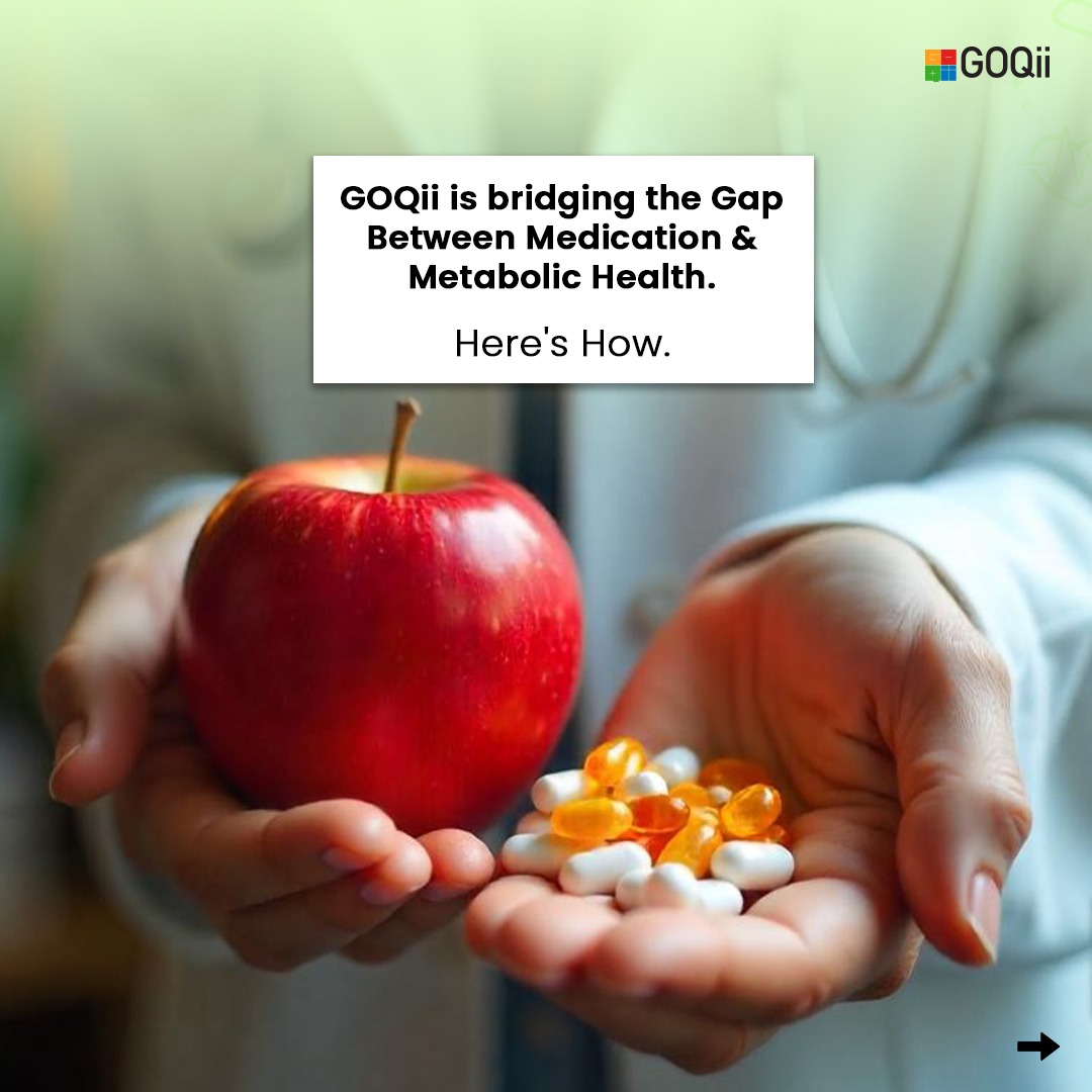 💡 Medications may control symptoms, but they rarely fix the root cause. That’s where metabolic health steps in—because healing isn’t just about ‘what you take’ but ‘how you live’. 

GOQii is making that connection stronger. Here's how 

🧵 (1/6)

#MetabolicHealth #Healthcare