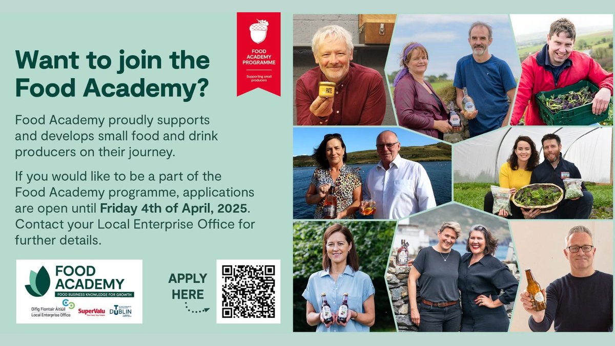 📢 Listen up Food &amp; Drink Business Owners! Last Chance to Apply for Food Academy 2025/2026! 📢

Important Dates:
• 📅 Applications Portal: Open NOW
• ⏰ Deadline: Tomorrow at midnight, April 4th, 2025

🔗 Apply Now: leo.submit.com/show/56