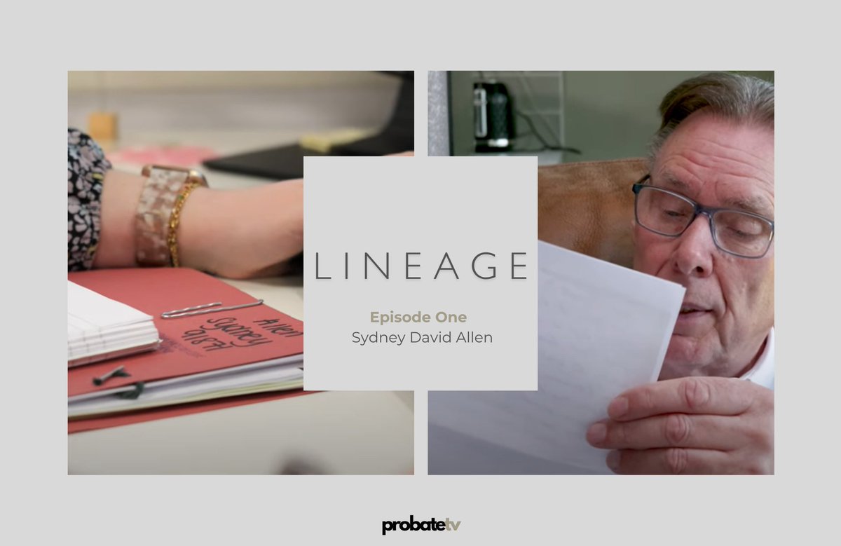 ProbateTV's tweet image. Have you watched episode one of #Lineage yet? 📺 Step into the thrilling mystery of Sydney David Allen’s estate, with the heirs completely unaware, expert heir hunters unravel secrets and trace lost bloodlines to locate the rightful next of kin🔎
Watch👇
youtube.com/watch?v=3RD-tT…
