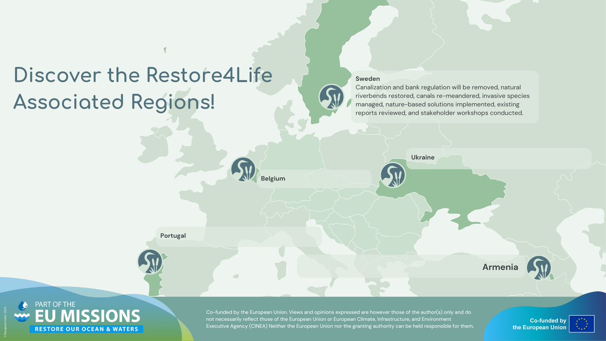 🇸🇪 Vikbolandet, Östergötland in Sweden features vital rivers flowing into the Baltic Sea, but some are struggling due to canalization, impacting floodplains and a crucial bay for wildlife.

Find out about our restoration plans:

🔗 restore4life.eu/associated-reg…