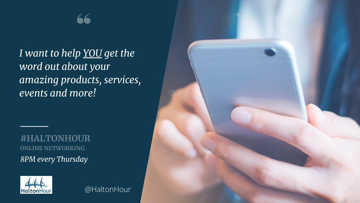#HaltonHour Community Networking Thursdays 8-9pm tweet media