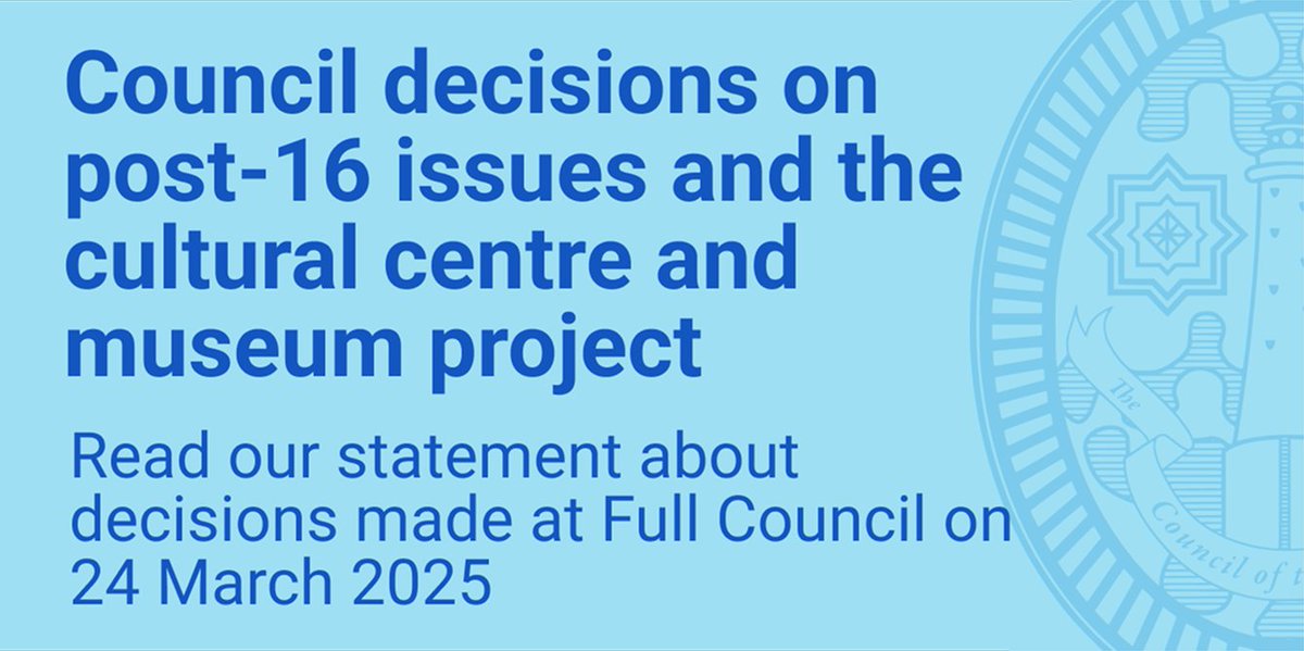 The Council has published a statement about recent decisions on post-16 issues and the cultural centre and museum project at the following link:
scilly.gov.uk/news/council-d…