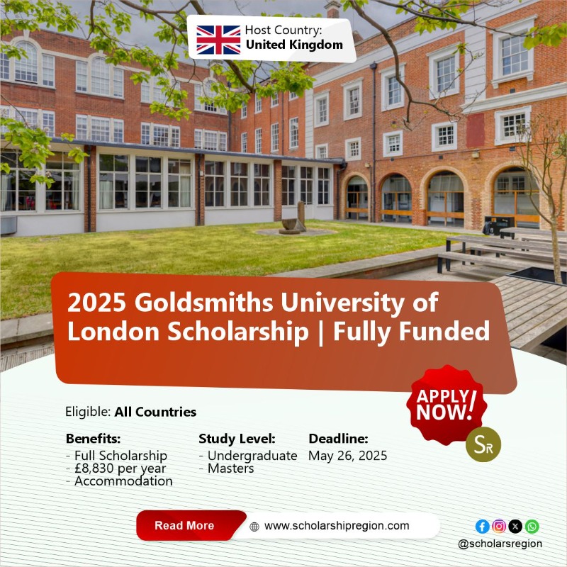 scholarsregion's tweet photo. Prestigious Scholarships for Master’s Degrees in the UK 2025

* Newcastle University MBA Scholarship

* Goldsmiths University of London

* Loughborough University Development

* University of Bristol Think Big Scholarships

* University of Exeter Futures Scholarship

APPLY NOW↘️
