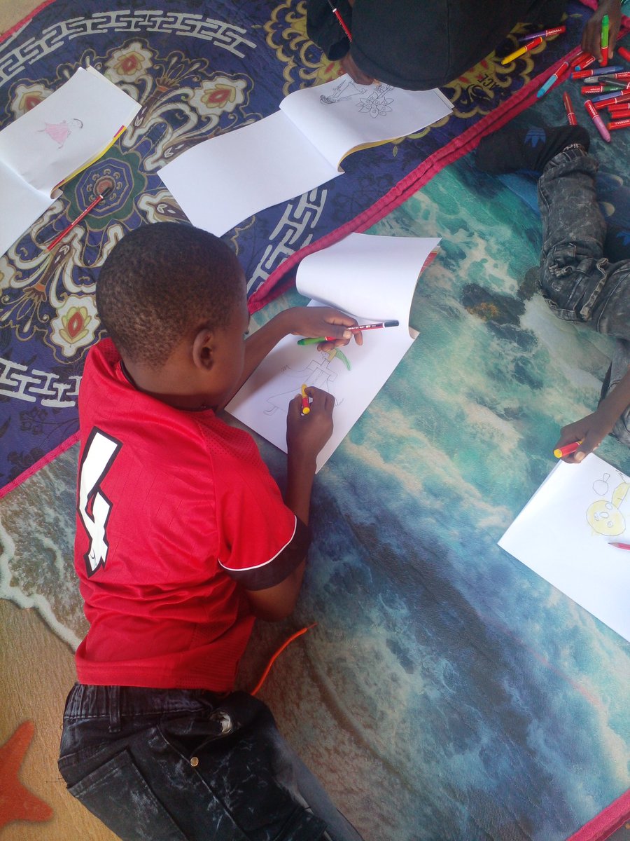 Sickle Cell Clinic &amp; ArtReef Session Success! On March 29th, kids at Butenga Sickle Cell Clinic enjoyed shading &amp; making personalized bracelets! Thank you for your support! Together, we can make a lasting impact! #SickleCellAwareness #ArtReef"