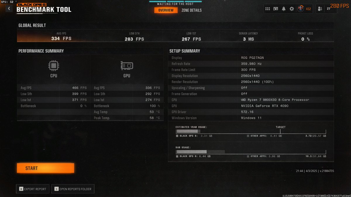 ready for old map plus a benchmark for a laugh