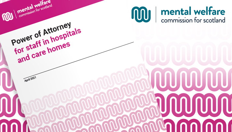 A reminder of our good practice quick guide on Power of Attorney for staff in hospitals and care homes. 
Read the guide here: bit.ly/3uJ5na0