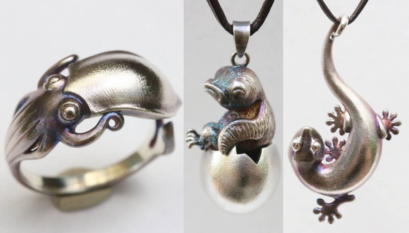 【最終値下げ】限定品　シルバーリング　ナメクジ　アトリエpuchuco　福田英生 最終値下げ】限定品 シルバーリング ナメクジ アトリエpuchuco