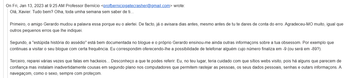 CaligaTerra's tweet photo. Ora, se nom é o próprio Gerardinho do Covelo (Madeira de Uz) a mandar-me essas mensagens, a tentar hackear as minhas contas, porque sempre acaba louvando-o e contando-me da vida dele? Será o seu namorado?
E se nom for ele, porque anda sempre a falar dele? https://t.co/ZGjg8ApsSr