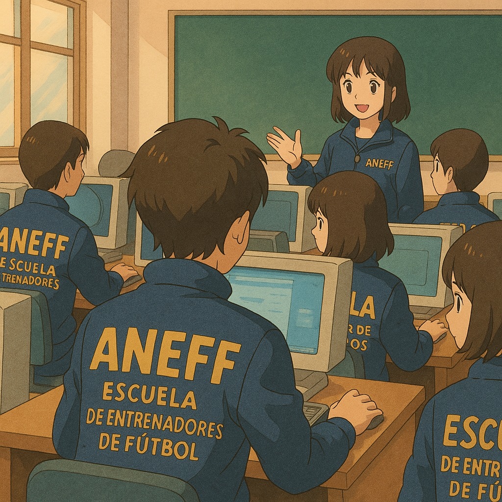 La Academia Nacional de Entrenadores de Fútbol con #StudioGhibli ⚽️🧑‍🎨 #ANEFF #cursodeentrenadordefutbol