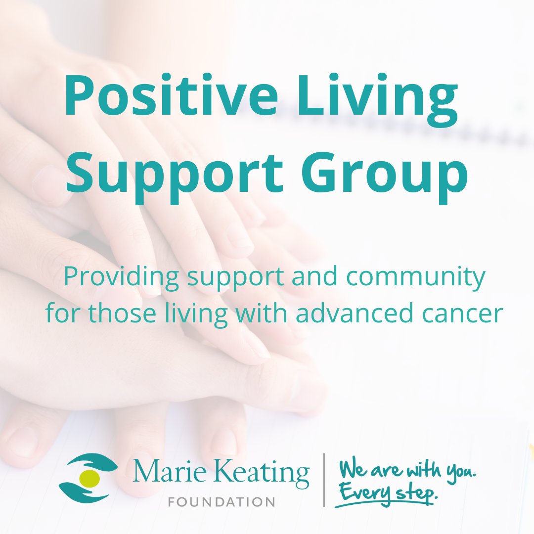 We urge people who are living with a stage 4 cancer diagnosis to reach out and engage with a community that understands the challenges this diagnosis presents.
Positive Living is free to attend. 
Next meeting is Jan 9th - register here
mariekeating.ie/events/positiv…

#CancerSupport