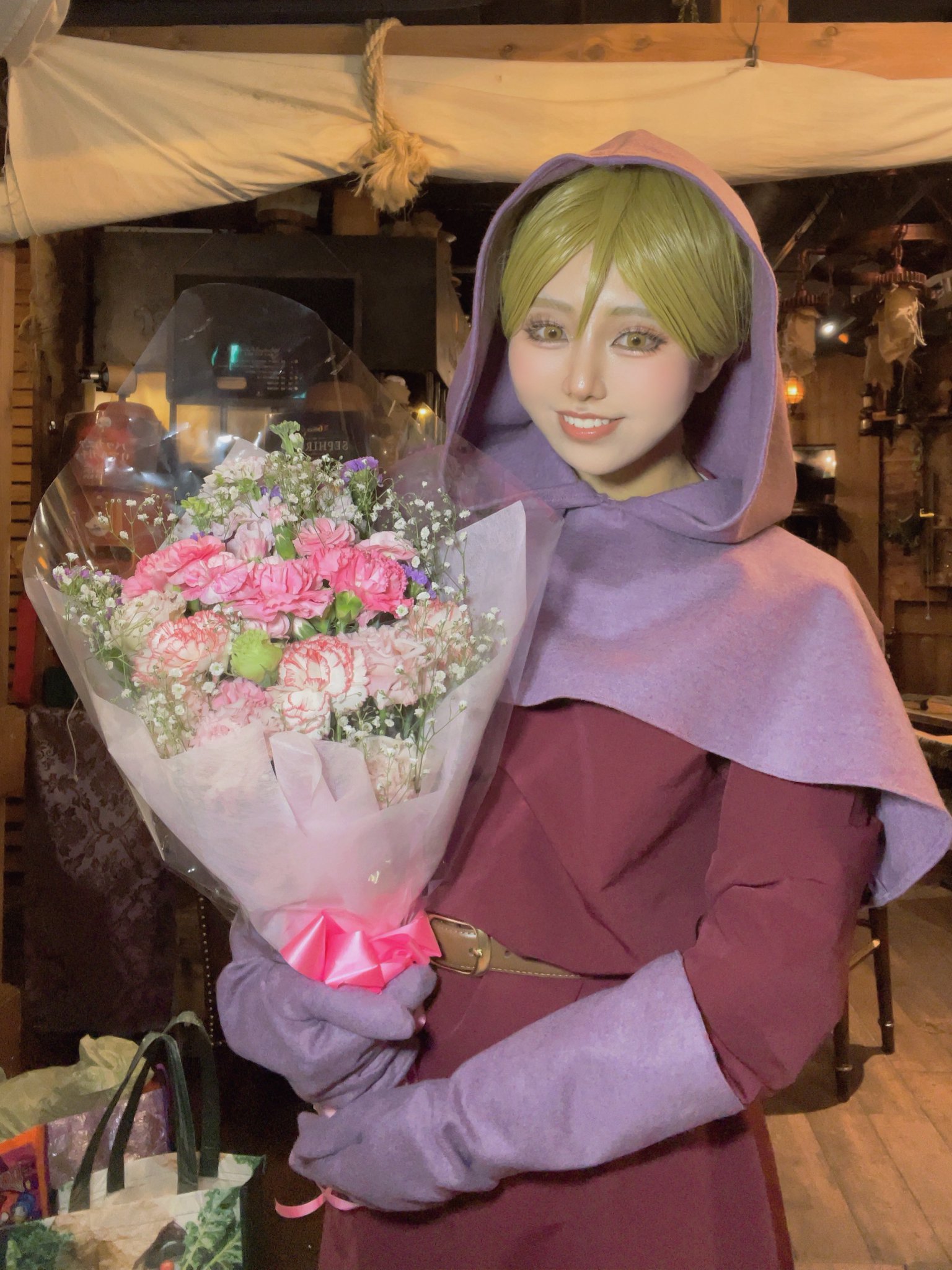 サ*ン様 タオル　君の彼女がクリークママのコスプレで（牛コスシークレット版） Amazon.co.jp: [MENGHAN] 吸血鬼すぐ死ぬ マリア シスターベール