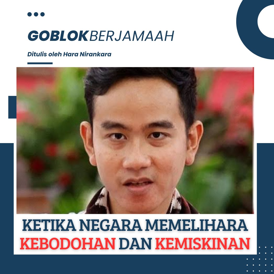 Ketika Negara Memelihara Kebodohan dan Kemiskinan

Jika kalian masih ingat dengan esai saya yang berjudul “Bagaimana Jika Kemiskinan dan Kebodohan Sengaja Dipelihara?”, mungkin kalian akan menemui konteks yang sama pada esai kali ini. Namun, saya lebih mengedepankan data dan