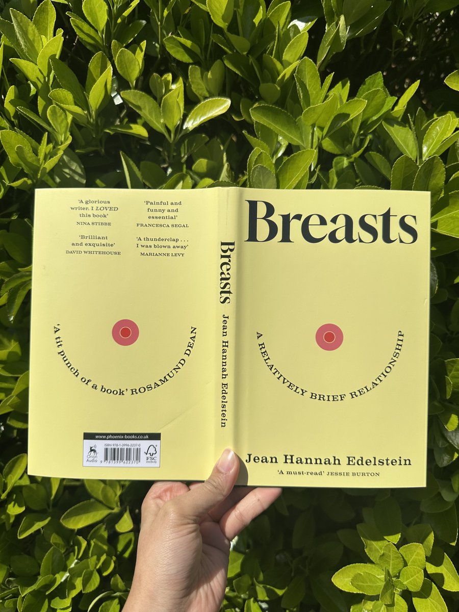 Funny and moving, elegant and furious and full of heart, this original and indispensable read publishes today!

BREASTS: A RELATIVELY BRIEF RELATIONSHIP by Jean Hannah Edelstein is out now.