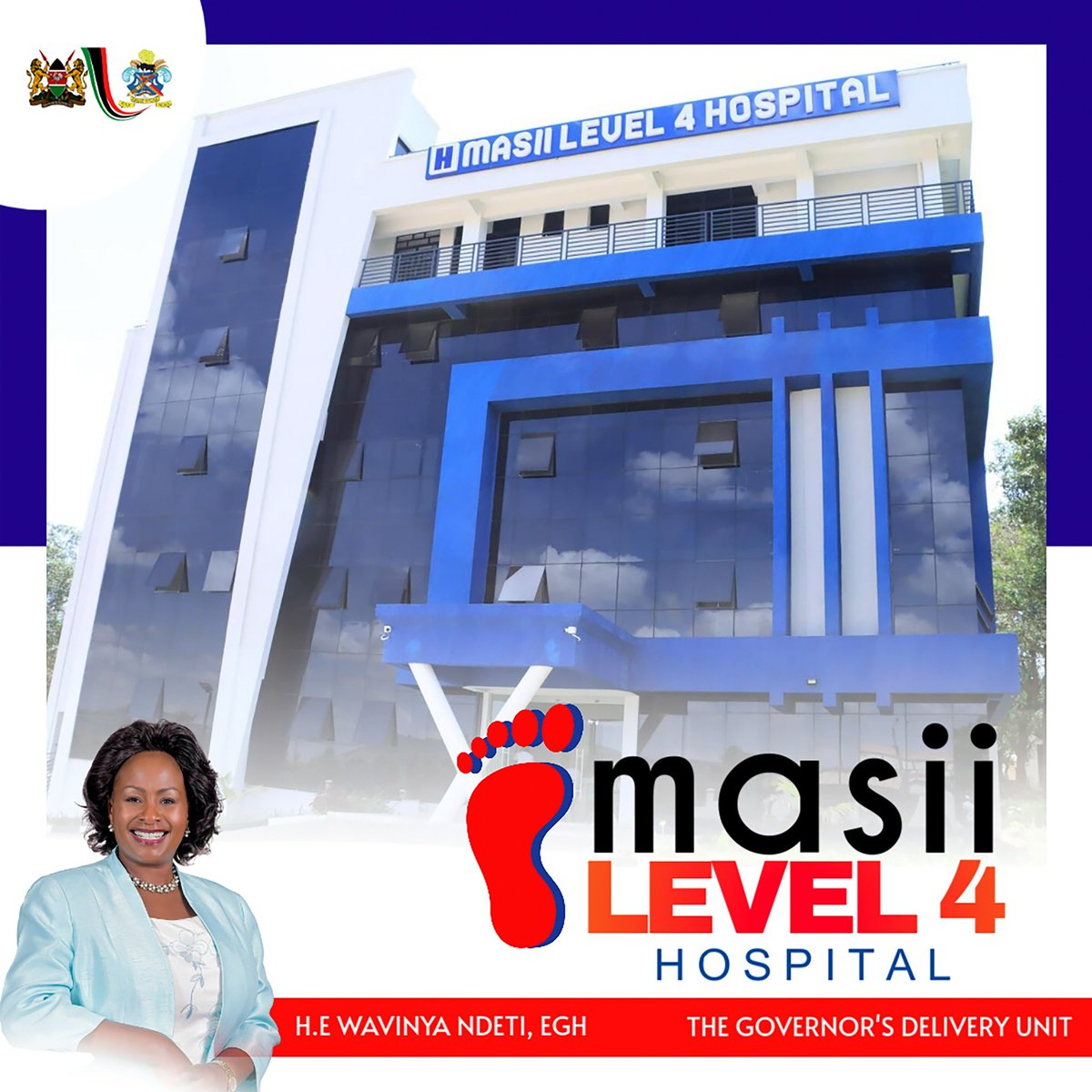 AlphajiriMedia's tweet photo. Governor Wakinya improves health sector by constructing Masii Level 4 Hospital.
#WavinyaDelivers #อิงล็อต #درعا #MwelekeoPollRelease #MahaliUkoTuko #NyandaruaCounty #TheGenZReport #MainaAndKingangi #Trump #Bitcoin https://t.co/z4yqfKEFTr