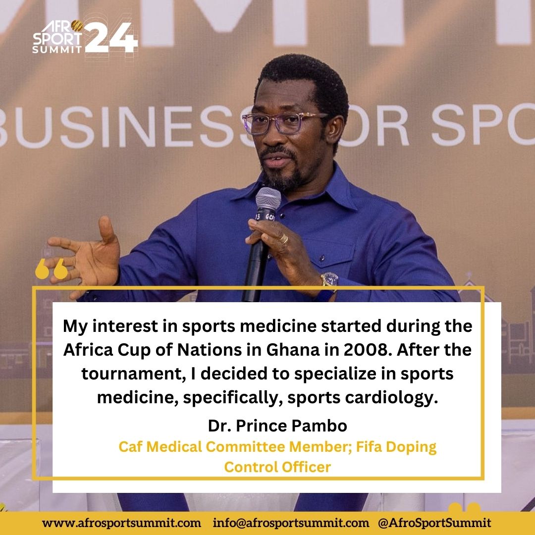 Tournaments are more than just competitions.

For some, it’s the spark that ignites a lifelong career in sports. Dr. Prince Pambo's career in sports medicine was launched by the Africa Cup of Nations in 2008 when Ghana hosted the competition. 

#AfroSportSummit #Afcon #Legacy