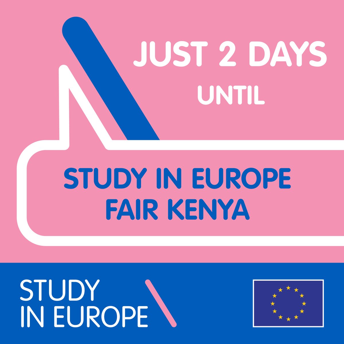 The countdown has begun - only two days left to turn your academic dreams into reality!
Don't miss out on the opportunity for the Study in #Europe Fair Kenya, taking place on 5 April 2025 at @saritexpocentre_sec in #Nairobi! 

Register now via: africastudentfair.com/#rec551472765