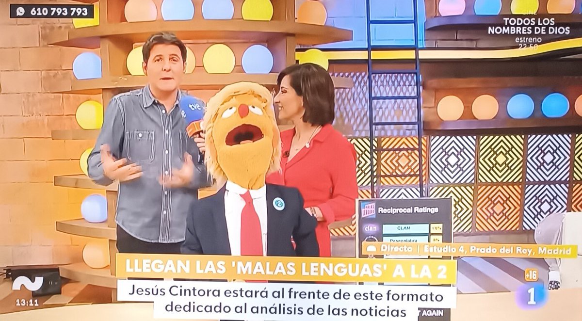 DerechosyEstado's tweet image. Han vuelto ya todos los vendidos y pagados a la 1  de TVE pagada con nuestros impuestos o falta alguno ? 

#Rojazos #Vendidos #Cintora