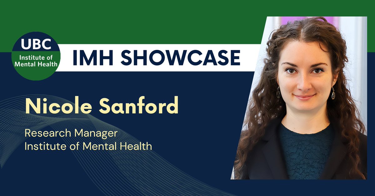 UBC_IMH's tweet image. 🌟 IMH SHOWCASE: Meet Dr. Nicole Sanford (@nicsanford1), IMH Research Manager and a former Marshall Fellow! Read about her work in brain aging and mental health: psychiatry.ubc.ca/institute-of-m…
@UBC_Psychiatry