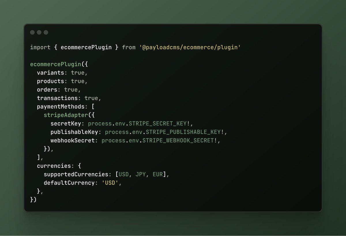 paulpopus's tweet image. You may wonder where the @payloadcms ecommerce template is...
Due to the complexity it's evolved into a full library and plugin.
We're taking our time to make sure it's competitive but here's a preview