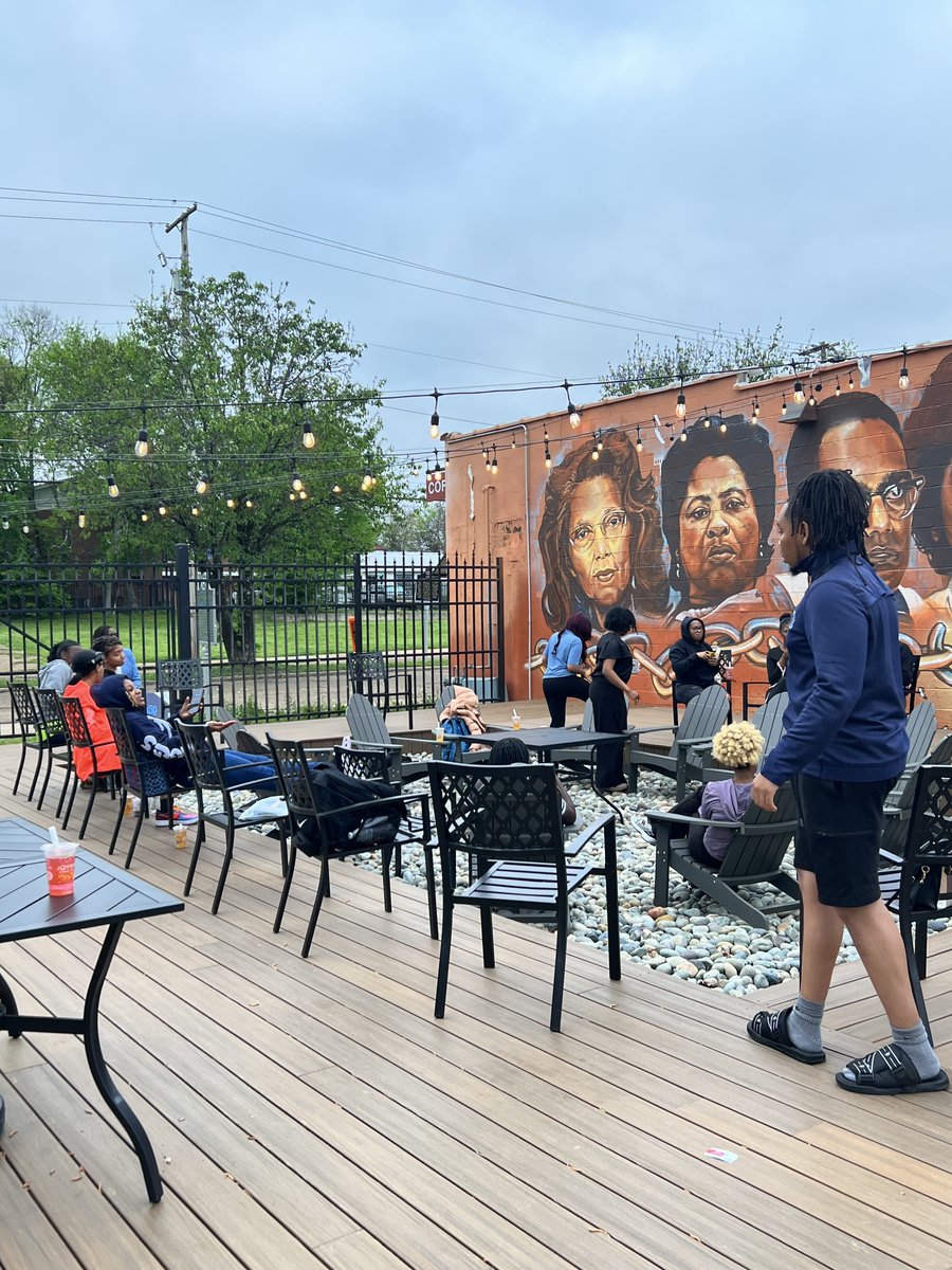 We were thrilled to host the Tiger Transfers and Commuters group for their Barbershop Talk in our Pocket Park!

They're a great group at Jackson State U. that fosters community for transfer students and students who commute. They'll be having future events, so keep an eye out!