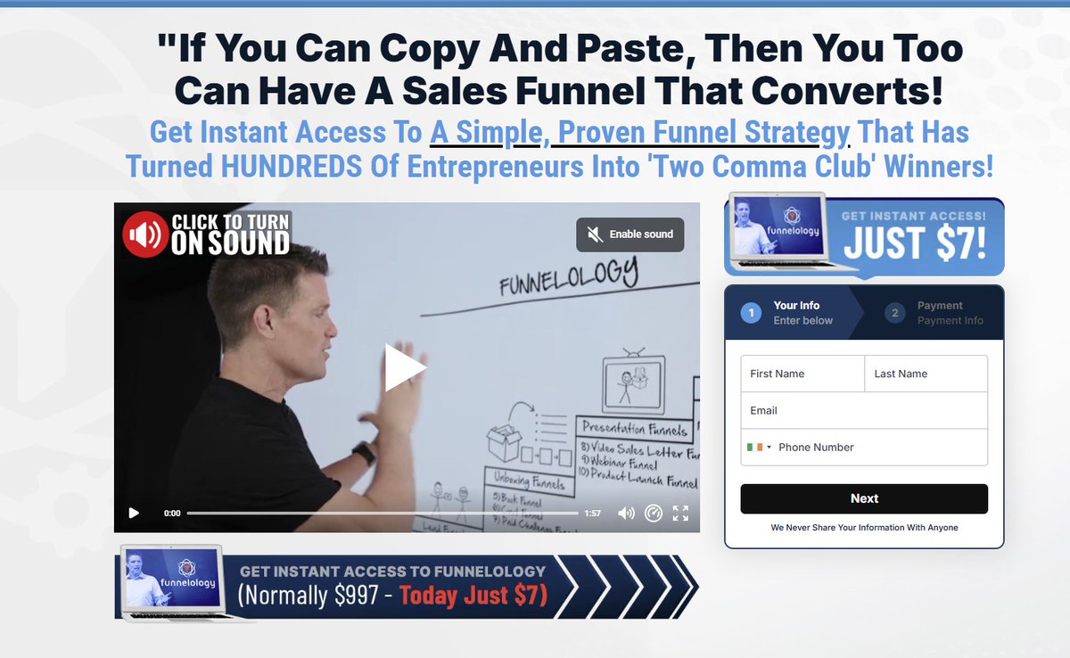 kevinvipsonline's tweet image. 💥 I couldn’t believe my eyes when I saw the price for Funnelology—$997 course for ONLY $7?! 😱 But hurry, this deal is about to vanish! Skip one coffee and grab this amazing opportunity for your future! 👉 Get Funnelology NOW! tinyurl.com/funnelology

#FunnelHacks  #USDollar
