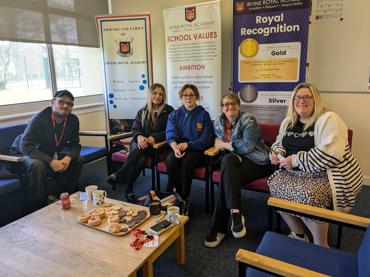 Mrs Reids Class (@irvineroyalart) on Twitter photo Tea and a blether farewell to our S6 perfects. Thanks for all your help over the years. Raising money for a cause that means so much was great. Well done. Can't wait to see what the new S6 and S1 perfects doπ©βπ€πββοΈπ₯³π§βπ³π· <a href="/IrvineRoyalAcad/">Irvine Royal Academy</a> <a href="/iRoyalPLT/">Senior Pupil Leadership Team</a> Tea and a blether farewell to our S6 perfects. Thanks for all your help over the years. Raising money for a cause that means so much was great. Well done. Can't wait to see what the new S6 and S1 perfects doπ©βπ€πββοΈπ₯³π§βπ³π· <a href="/IrvineRoyalAcad/">Irvine Royal Academy</a> <a href="/iRoyalPLT/">Senior Pupil Leadership Team</a>