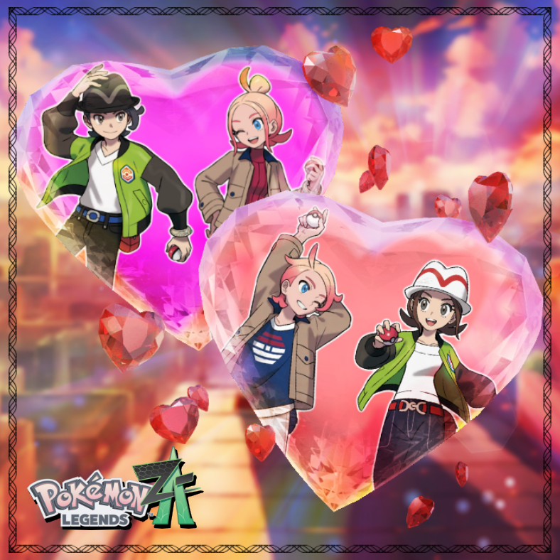 SongOfToilets's tweet photo. Some protagonist x rival photo edits for Pokemon Legends ZA

I wonder what the fandom will call these pairings? Based on the characters' names, maybe "PeacefulTownShipping" and "UrbanHarmonyShipping"?

#PokemonLegendsZA #Paxton #Taunie #Urbain #Harmony #Kalos https://t.co/fVAXlk18G6